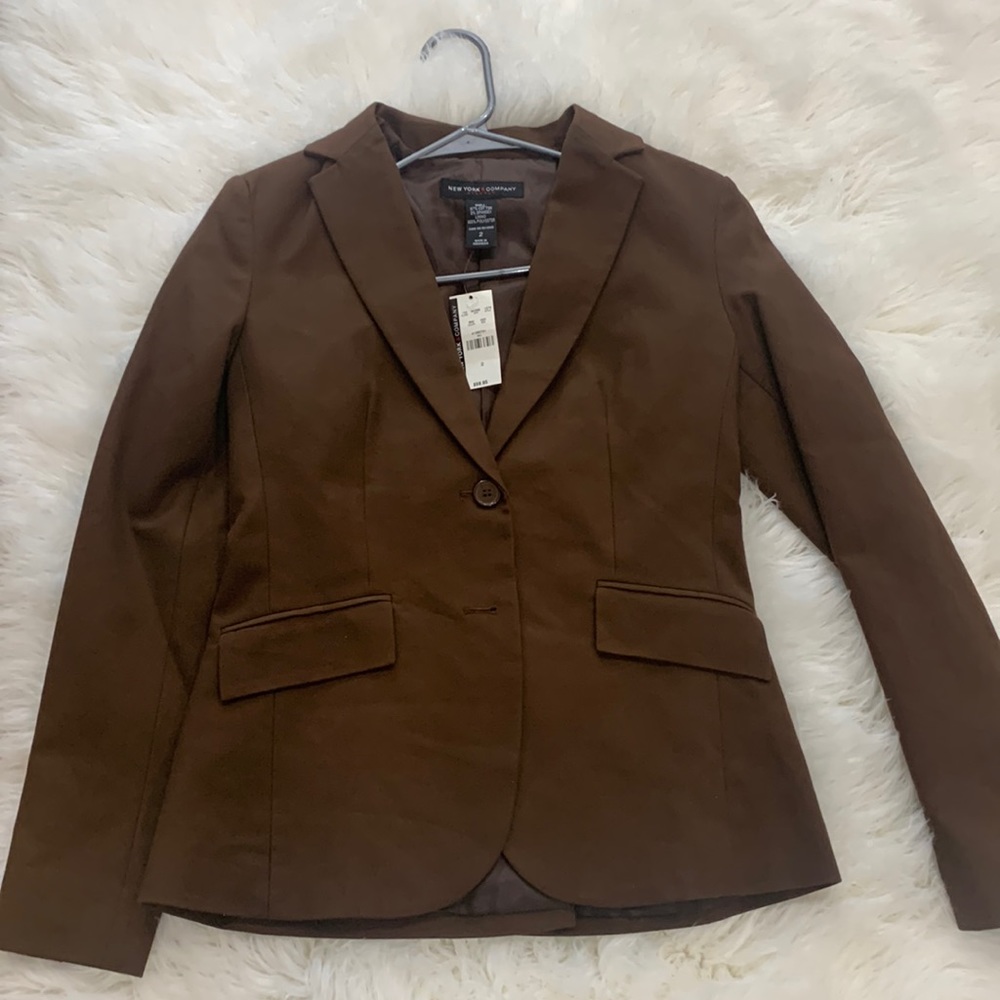 Brown blazer